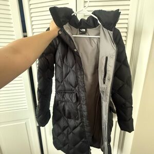 The North Face Women's Black Long Quilted Puffer Coat